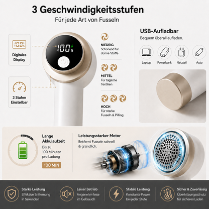 Fusselrasierer Elektrisch für Kleidung