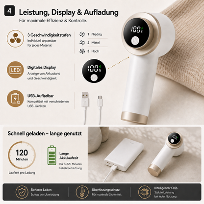 Fusselrasierer Elektrisch für Kleidung