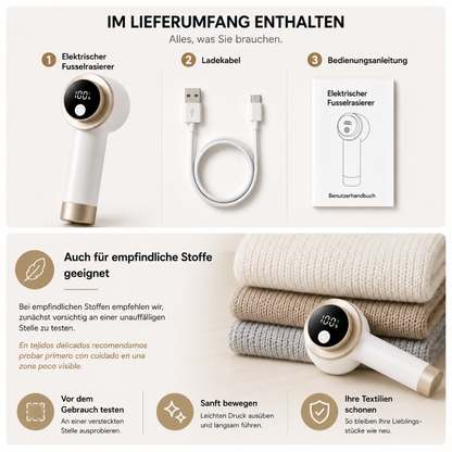 Fusselrasierer Elektrisch für Kleidung
